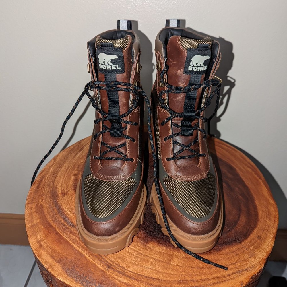 SOREL Brex Heel Lace Bootie Size 8.5